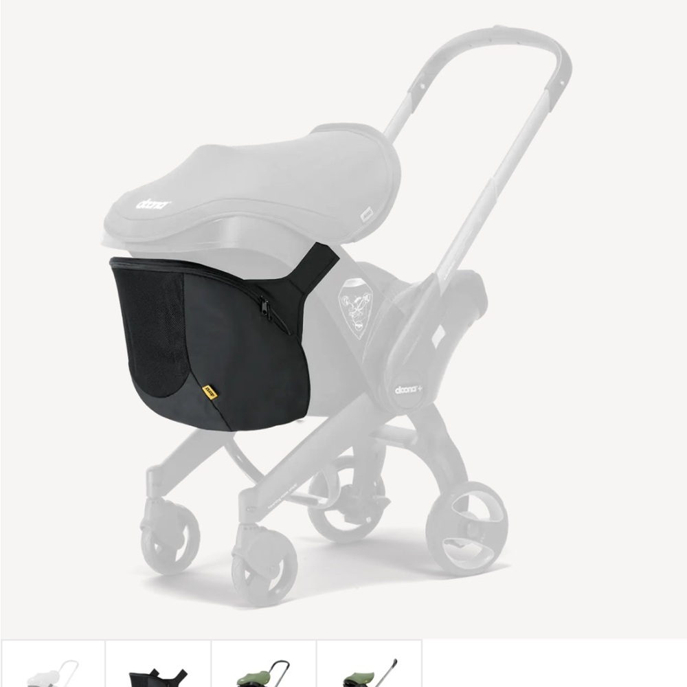 Doona Black Stroller Storage Bag